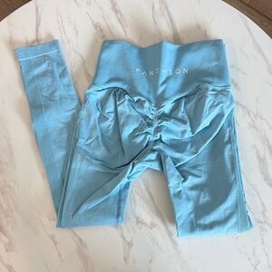 Light Blue Scrunch-Back Leggings